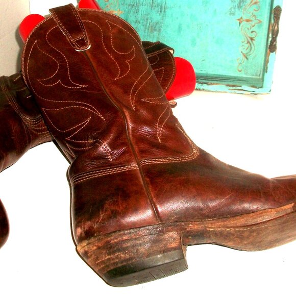 Vintage 1977 Stewart Boot Co Tucson, Az Handmade Western Boots 13D $1200 READ! - Picture 8 of 12